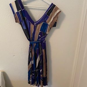 Diane von furstenburg DVF dress silk size small